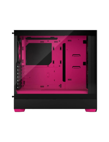 Fractal Design Pop Air RGB Magenta Core TG Clear Tint, ATX, mATX, Mini ITX, Power supply included No