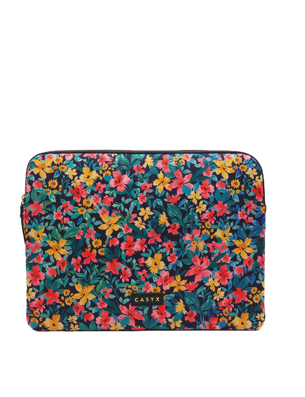 Casyx for MacBook SLVS-000023 Fits up to size 13 /14 ", Sleeve, Canvas Flowers Dark, Waterproof