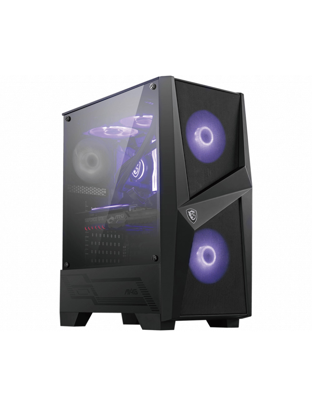 MSI MAG FORGE 100M PC Case, Mid-Tower, USB 3.2, Black