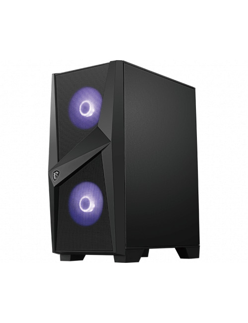 MSI MAG FORGE 100M PC Case, Mid-Tower, USB 3.2, Black