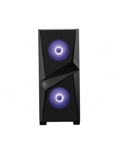 MSI MAG FORGE 100M PC Case, Mid-Tower, USB 3.2, Black