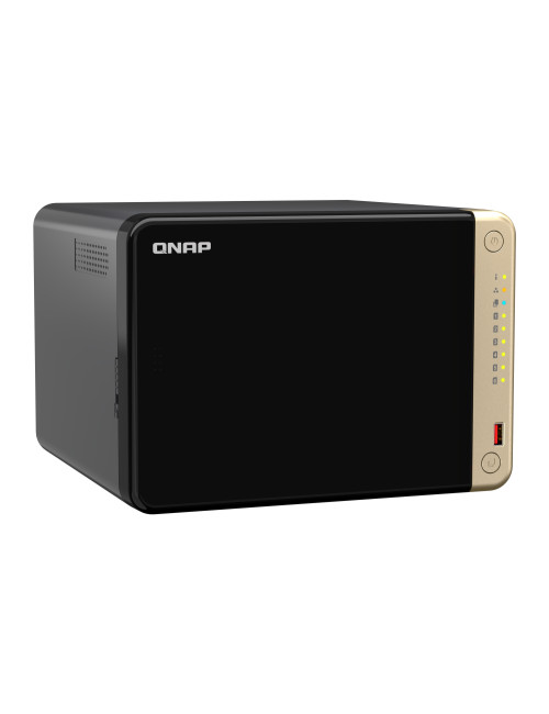 QNAP 6-Bay desktop NAS TS-664-8G N5095 4-core, Processor frequency 2.9 GHz, 8 GB, DDR4, 2x 2.5 Gigabit Ethernet Port, 2 x M.2 22