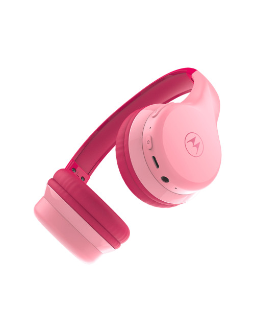 Motorola Kids Headphones Moto JR300 Built-in microphone, Over-Ear, Wireless, Bluetooth, Pink