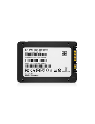 ADATA Ultimate SU800 1TB SSD form factor 2.5", SSD interface SATA, Read speed 560 MB/s, Write speed 520 MB/s