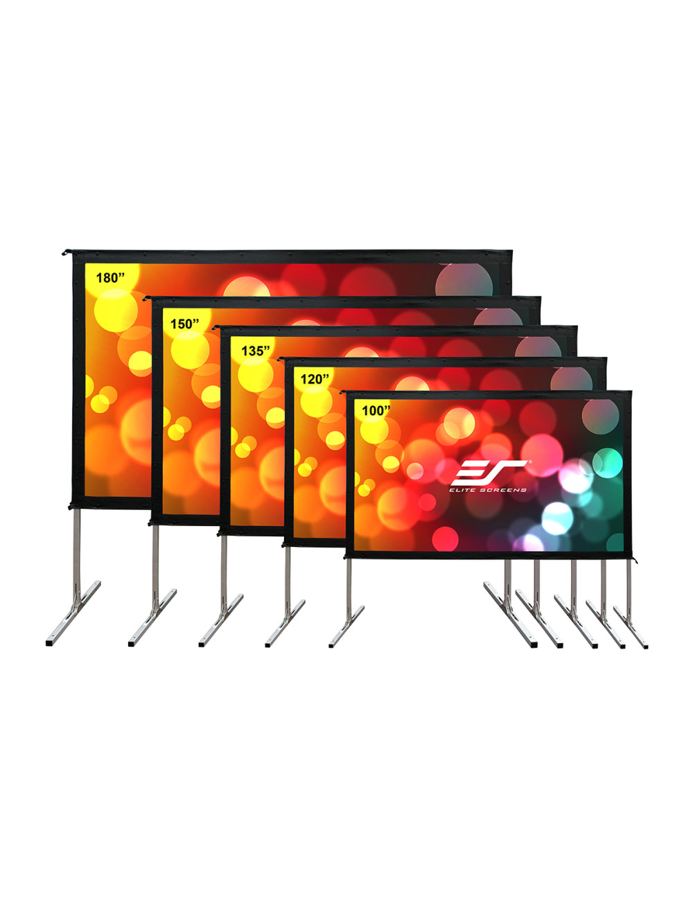 Elite Screens Yard Master 2 Mobile Outdoor screen WV-Dual OMS100H2-DUAL Diagonal 120 ", 16:9, Viewable screen width (W) 266 cm