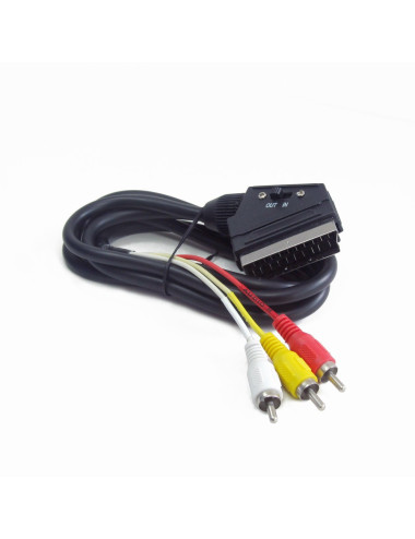 Cablexpert SCART/3 x RCA 1.8 m, Black