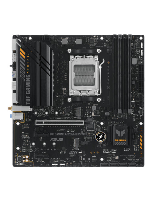 Asus TUF GAMING A620M-PLUS WIFI Processor family AMD, Processor socket AM5, DDR5 DIMM, Memory slots 4, Supported hard disk drive