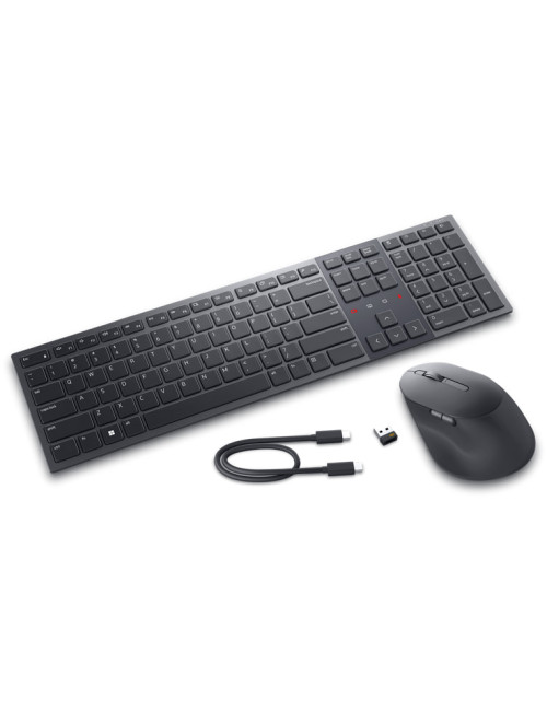 Dell Premier Collaboration Keyboard and Mouse KM900 Wireless, US, USB-A, Graphite