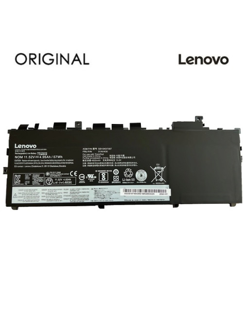 Nešiojamo kompiuterio baterija LENOVO 01AV430 Original, 4950mAh