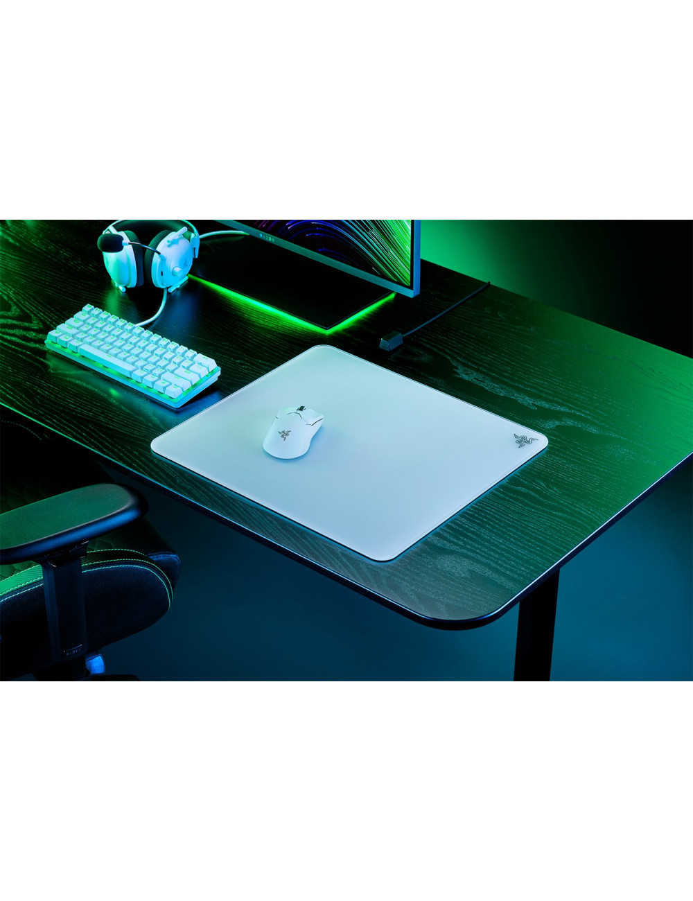 Razer Gaming Mouse Pad, Atlas, White