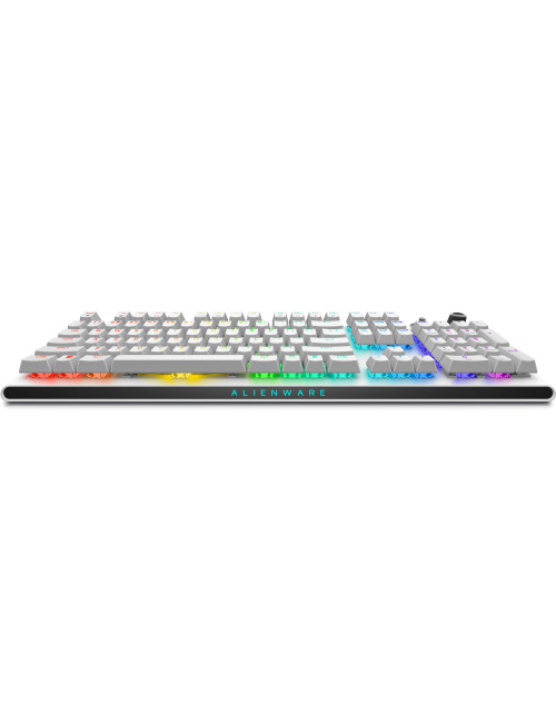 Dell Alienware Tri-Mode AW920K Wireless Gaming Keyboard, RGB LED light, US, Wireless, Lunar Light, Bluetooth, Numeric keypad, CH