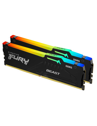 Kingston Fury Beast RGB 16 Kit (8GBx2) GB, DDR5, 5600 MHz, PC/server, Registered No, ECC No, 2x8 GB