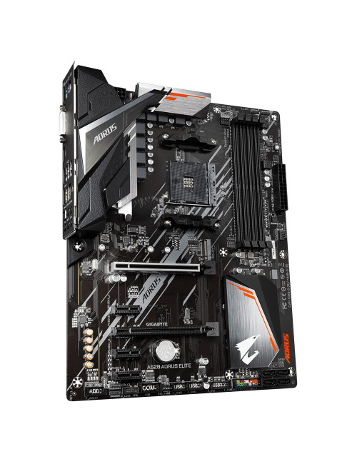 Gigabyte A520 AORUS ELITE 1.0 Processor family AMD, Processor socket AM4, DDR4 DIMM, Memory slots 4, Number of SATA connectors 4