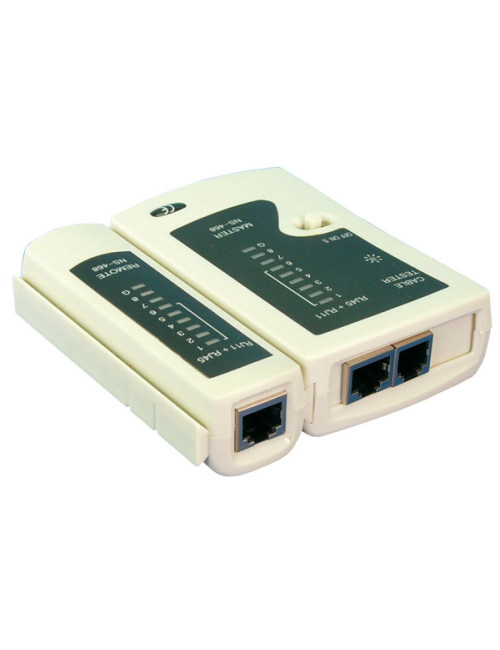 Logilink Cable tester for RJ11, RJ12 and RJ45 with remote unit