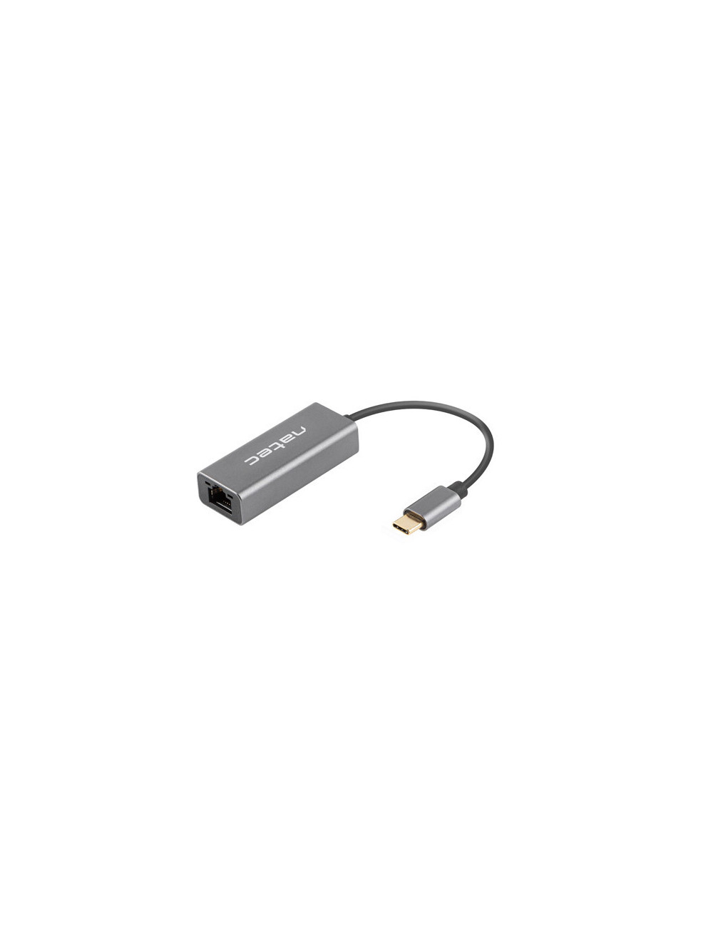 Natec Ethernet Adapter, Cricket USB 3.1, USB 3.1 to RJ45, Gray