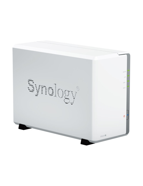 Synology Tower NAS DS223j up to 2 HDD/SSD, Realtek, RTD1619B, Processor frequency 1.7 GHz, 1 GB, DDR4, 1x1GbE, 2xUSB 3.2 Gen 1