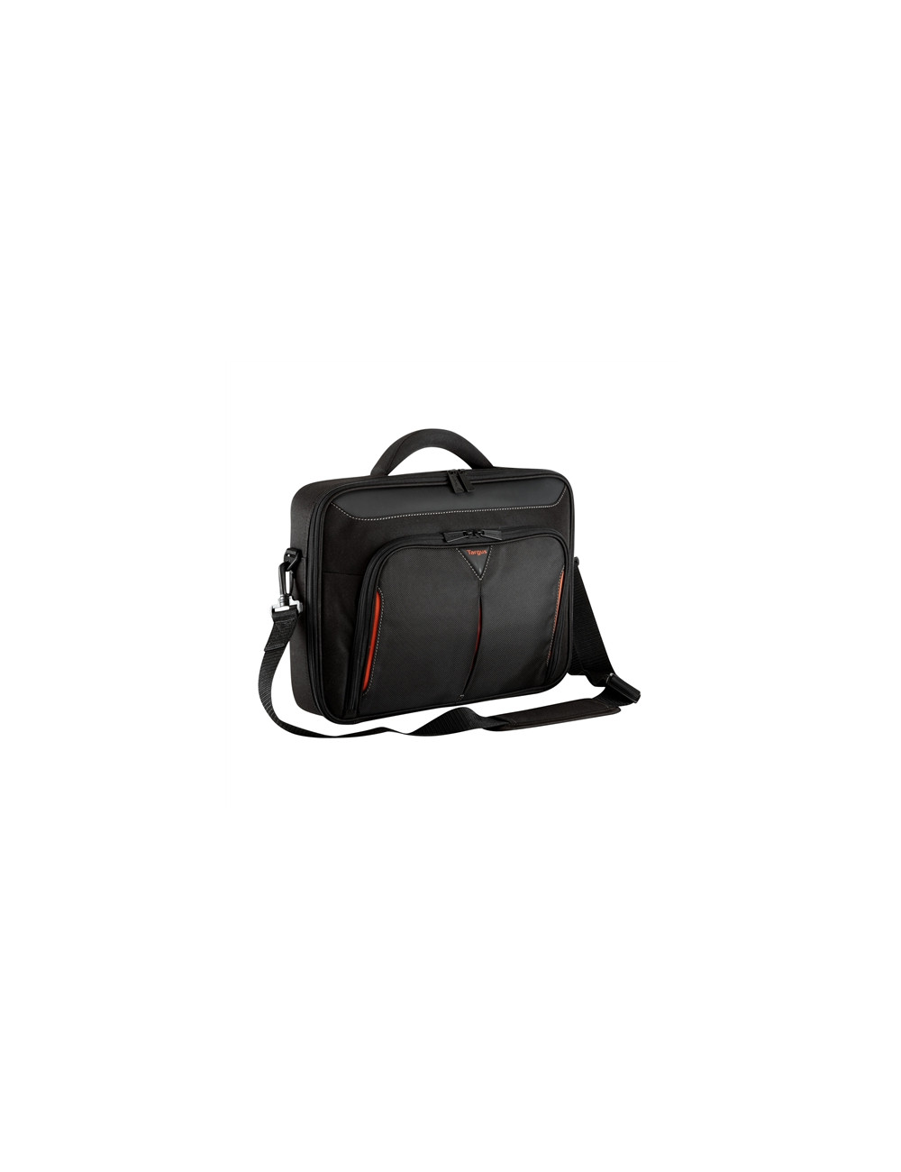 Targus Classic+ Fits up to size 15.6 ", Black/Red, Shoulder strap, Messenger - Briefcase