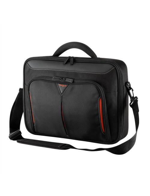 Targus Classic+ Fits up to size 15.6 ", Black/Red, Shoulder strap, Messenger - Briefcase