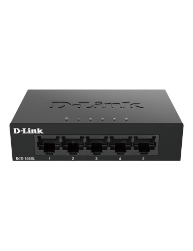 D-Link Ethernet Switch DGS-105GL/E Unmanaged, Desktop, 1 Gbps (RJ-45) ports quantity 5