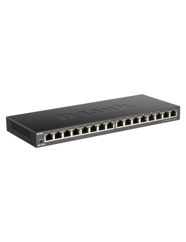 D-Link 16-Port Gigabit Desktop Switch DGS-1016S Unmanaged, Desktop