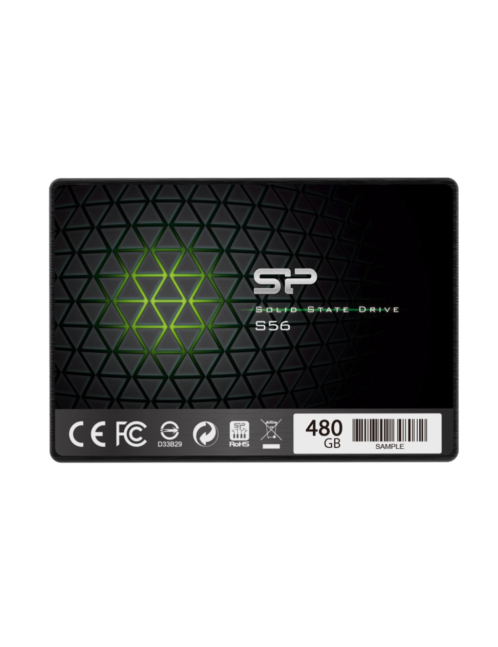 Silicon Power S56 480 GB, SSD form factor 2.5", SSD interface SATA, Write speed 530 MB/s, Read speed 560 MB/s