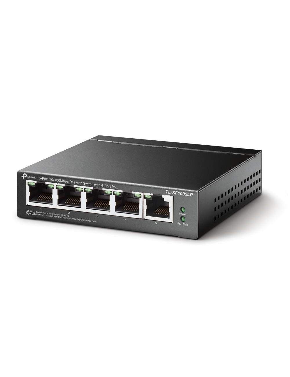 Switch|TP-LINK|TL-SF1005LP|5x10Base-T / 100Base-TX|PoE ports 4|TL-SF1005LP