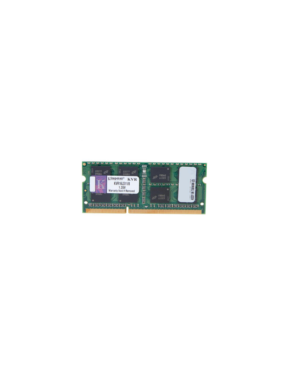 Kingston 8 GB, DDR3, 1600 MHz, Notebook, Registered No, ECC No