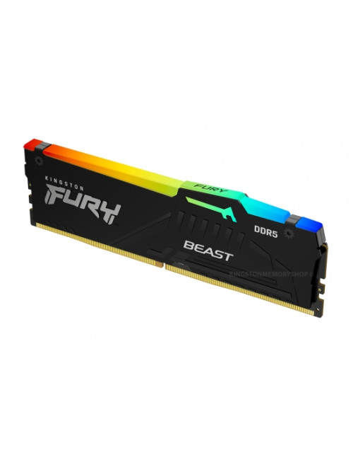 Kingston Fury Beast RGB 32 Kit (16GBx2) GB, DDR5, 4800 MHz, PC/server, Registered No, ECC No, 2x16 GB