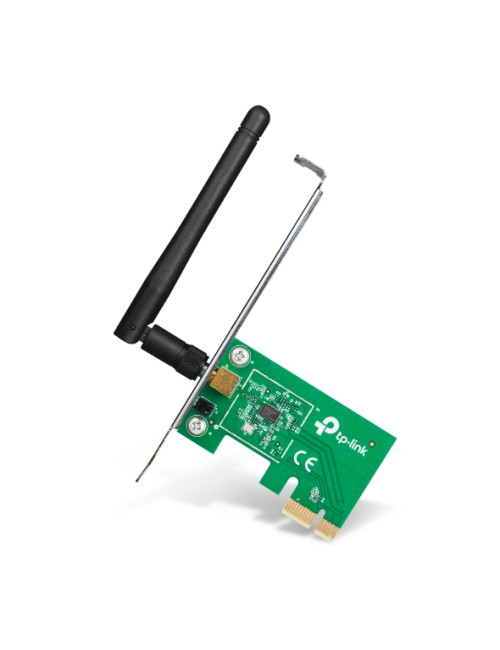 TP-LINK TL-WN781ND, PCI Express Adapter 2.4GHz, 802.11n, 150Mbps, 1xDetachable antennas 2dBi