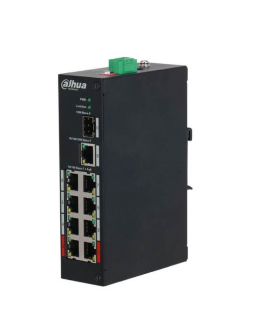 Switch|DAHUA|PFS3110-8ET-96-V2|PoE ports 8|96 Watts|DH-PFS3110-8ET-96-V2