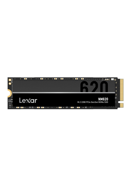 Lexar M.2 NVMe SSD LNM620 1000 GB, SSD form factor M.2 2280, SSD interface PCIe Gen3x4, Write speed 3000 MB/s, Read speed 3300 M