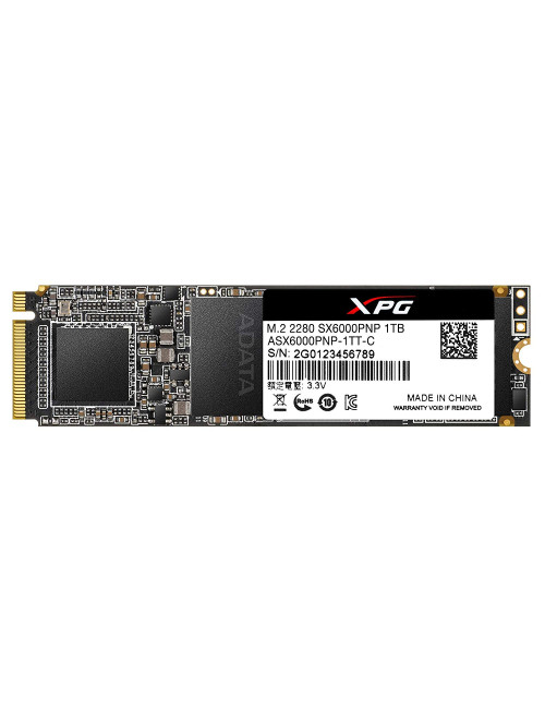 ADATA XPG SX6000 Pro PCIe Gen3x4 1000 GB, SSD interface M.2 NVME, Write speed 1500 MB/s, Read speed 2100 MB/s