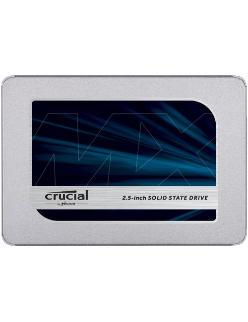 SSD|CRUCIAL|MX500|250GB|SATA 3.0|TLC|Write speed 510 MBytes/sec|Read speed 560 MBytes/sec|2,5"|MTBF 1800000 hours|CT250MX500SSD1
