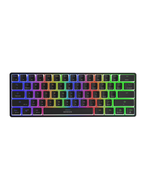 Genesis THOR 660 RGB, Mechanical Gaming Keyboard, RGB LED light, US, Black, Wireless, USB Type-C, Bluetooth