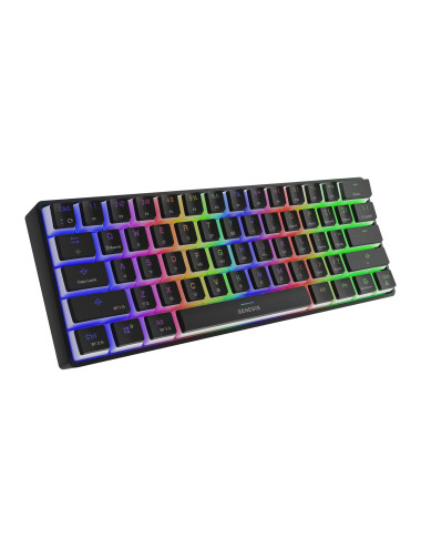 Genesis THOR 660 RGB, Mechanical Gaming Keyboard, RGB LED light, US, Black, Wireless, USB Type-C, Bluetooth