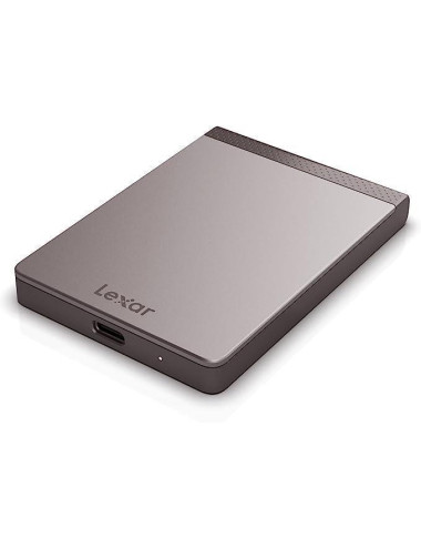 External SSD|LEXAR|SL200|512GB|USB-C|Write speed 400 MBytes/sec|Read speed 550 MBytes/sec|LSL200X512G-RNNNG