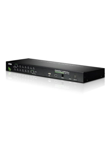 Aten CS1716A 16-Port PS/2-USB VGA KVM Switch with Daisy-Chain Port and USB Peripheral Support