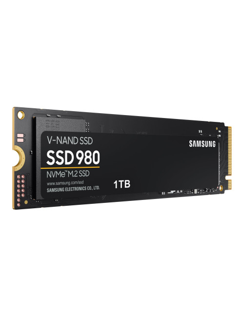 Samsung V-NAND SSD 980 1000 GB, SSD form factor M.2 2280, SSD interface M.2 NVME, Write speed 3000 MB/s, Read speed 3500 MB/s