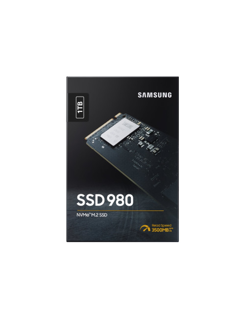 Samsung V-NAND SSD 980 1000 GB, SSD form factor M.2 2280, SSD interface M.2 NVME, Write speed 3000 MB/s, Read speed 3500 MB/s