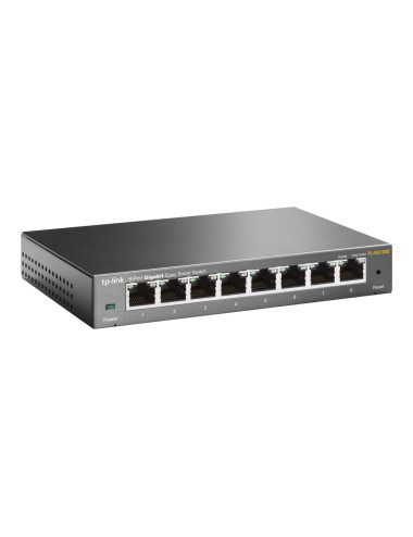 TP-LINK Switch TL-SG108E Web managed, Wall mountable, 1 Gbps (RJ-45) ports quantity 8, Power supply type External