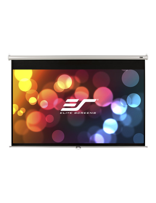 Elite Screens Manual Series M150XWV2 Diagonal 150 ", 4:3, Viewable screen width (W) 305 cm, White