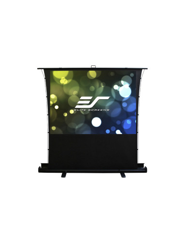 Elite Screens FT92XWH ezCinema Tab Tension Portable Screen, 92", 16:9, Black Elite Screens