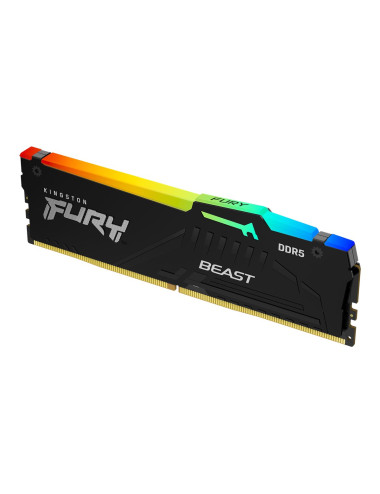 Kingston FURY Beast RGB EXPO 16 GB, DDR5, 5600 MHz, PC/server, Registered No, ECC No