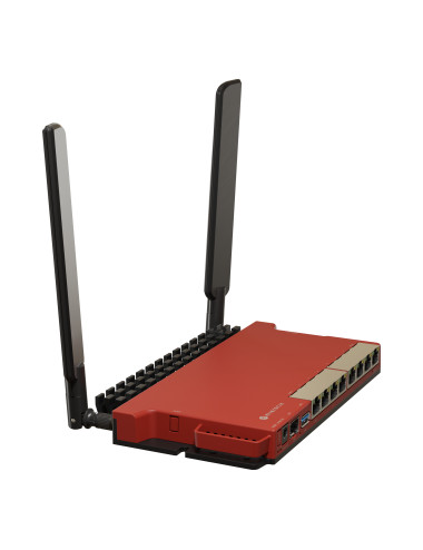 MikroTik Router L009UiGS-2HaxD-IN 802.11ax, 10/100/1000 Mbit/s, Ethernet LAN (RJ-45) ports 8, Antenna type External, 1x USB 3.0 