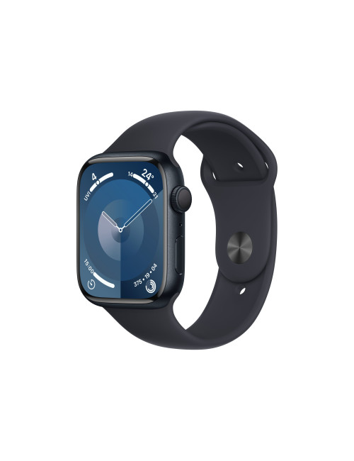 Apple Apple Watch Series 9 GPS 45mm Midnight Aluminium Case with Midnight Sport Band - M/L