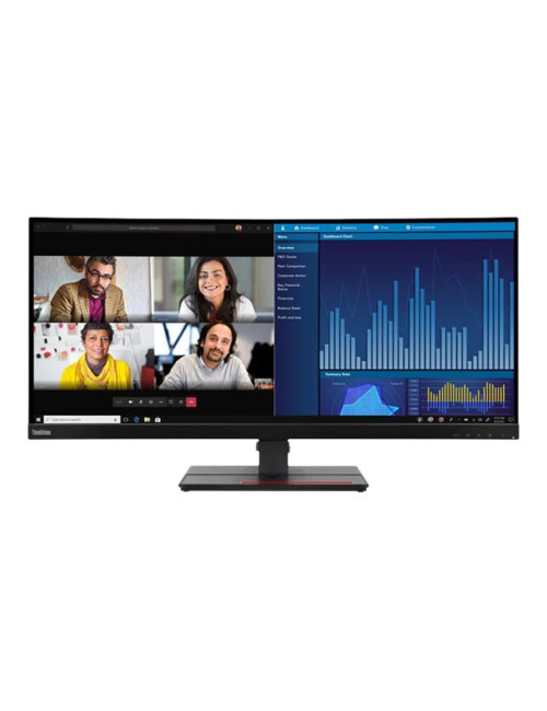 Lenovo ThinkVision P34w-20 34.14 " IPS 21:9 4 ms 300 cd/m Black 60 Hz HDMI ports quantity 2