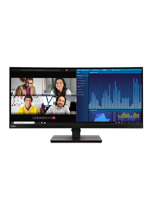 Lenovo ThinkVision P34w-20 34.14 " IPS 21:9 4 ms 300 cd/m Black 60 Hz HDMI ports quantity 2