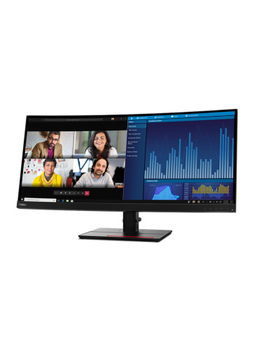 Lenovo ThinkVision P34w-20 34.14 " IPS 21:9 4 ms 300 cd/m Black 60 Hz HDMI ports quantity 2