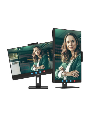 AOC Monitor Q27P3CW 27 " IPS QHD 16:9 4 ms 350 cd/m Black HDMI ports quantity 2 75 Hz