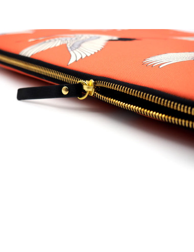 Casyx Casyx for MacBook SLVS-000006 Fits up to size 13 /14 " Sleeve Coral Cranes Waterproof